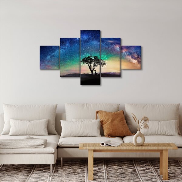 Obraz - Odpoczynek pod gwiazdami (125x70 cm)