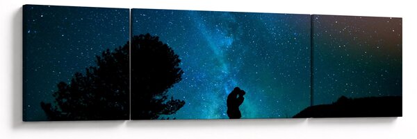 Obraz - Spotkanie pod gwiazdami (170x50 cm)