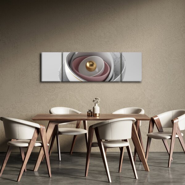 Obraz - Złota perła (170x50 cm)