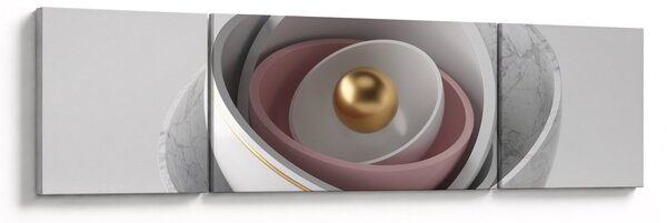 Obraz - Złota perła (170x50 cm)