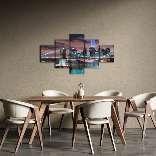 Obraz - Nowy Jork, Manhattan (125x70 cm)