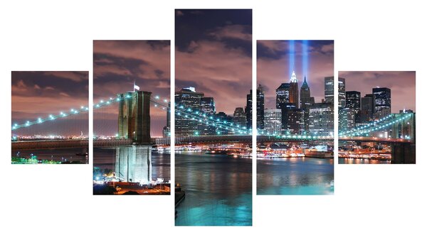 Obraz - Nowy Jork, Manhattan (125x70 cm)