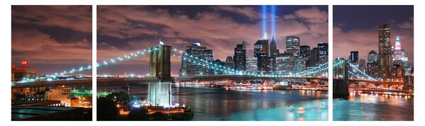 Obraz - Nowy Jork, Manhattan (170x50 cm)