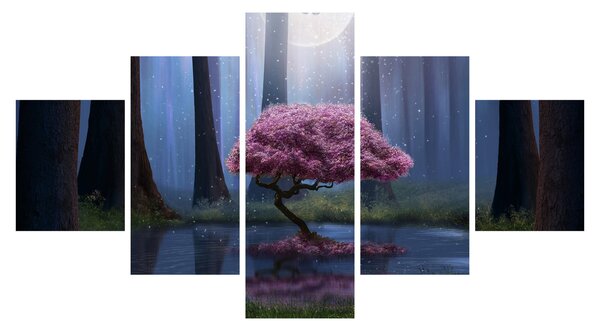 Obraz - Magiczna noc (125x70 cm)