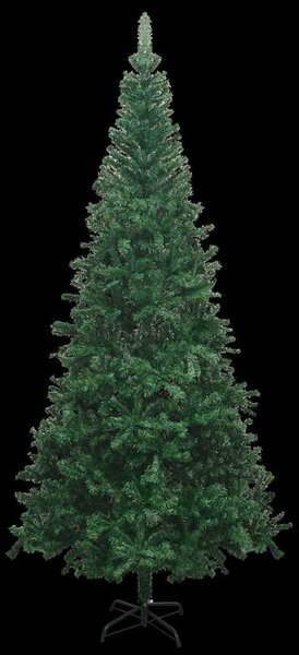 Sztuczna choinka z lampkami i bombkami, L, 240 cm, zielona
