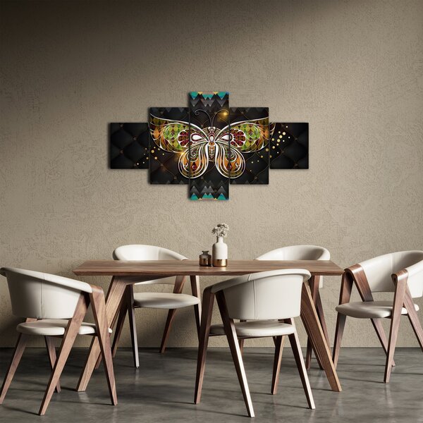Obraz - Magiczny motyl (125x70 cm)