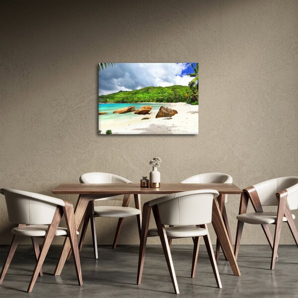 Obraz - Seszele, Takamaka beach (70x50 cm)