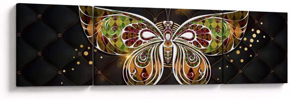 Obraz - Magiczny motyl (170x50 cm)