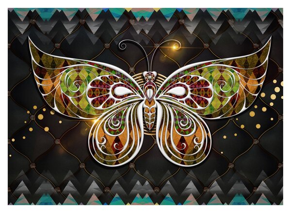 Obraz - Magiczny motyl (70x50 cm)