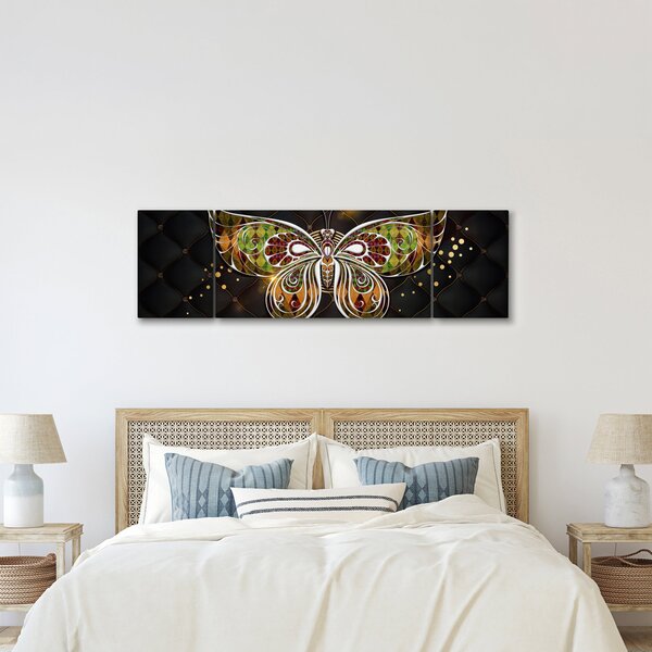 Obraz - Magiczny motyl (170x50 cm)