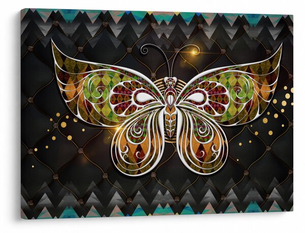 Obraz - Magiczny motyl (70x50 cm)