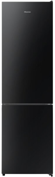 Lodówka HISENSE RB440N4GBD No Frost 200.4 cm Czarne szkło Licowane drzwi Szuflada z niższą temperaturą