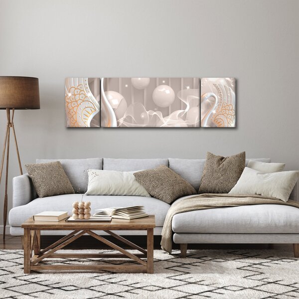 Obraz - Przeklęte łabędzie (170x50 cm)