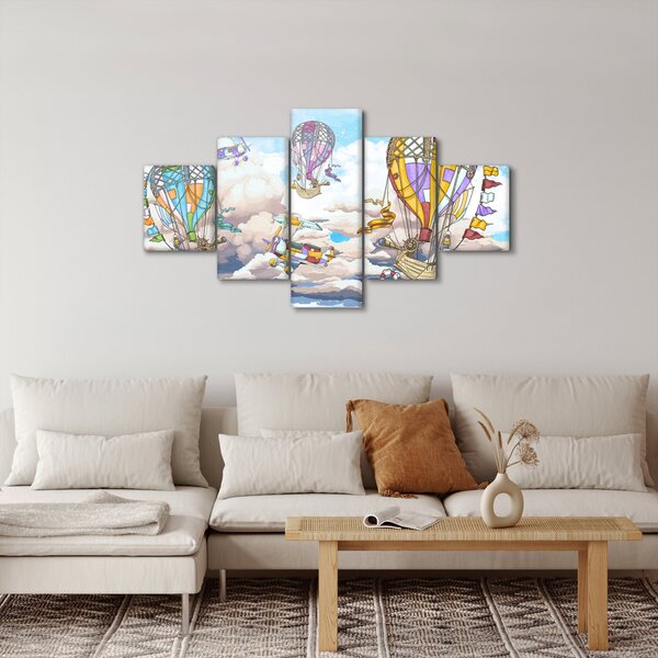 Obraz - Wyprawa w chmurach (125x70 cm)