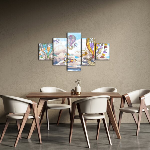 Obraz - Wyprawa w chmurach (125x70 cm)