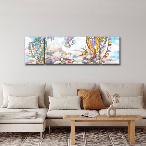 Obraz - Wyprawa w chmurach (170x50 cm)