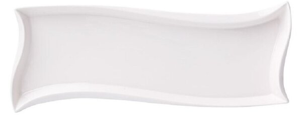 Półmisek AMBITION Salsa Fala 35 x 12 cm Biały