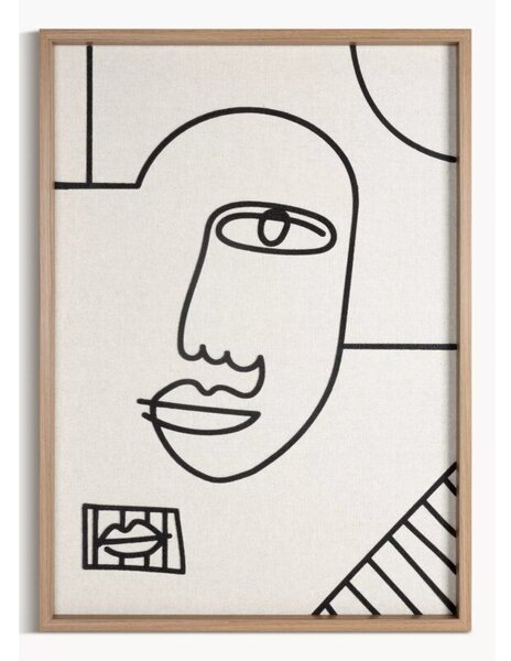 Obraz EUROFIRANY 669 50 x 70 cm Beżowy