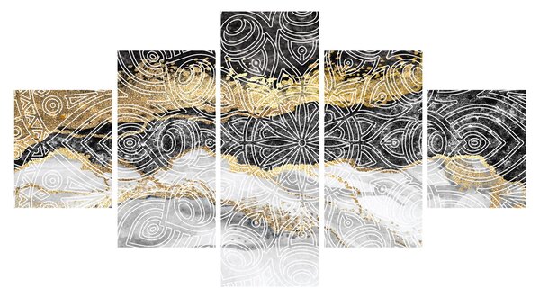 Obraz - Mandala w marmurze (125x70 cm)