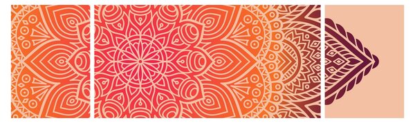 Obraz - Mandala sztuka (170x50 cm)