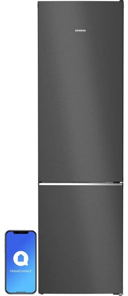 Lodówka SIEMENS KG39NSBBF No Frost 203cm Czarne satynowe szkło