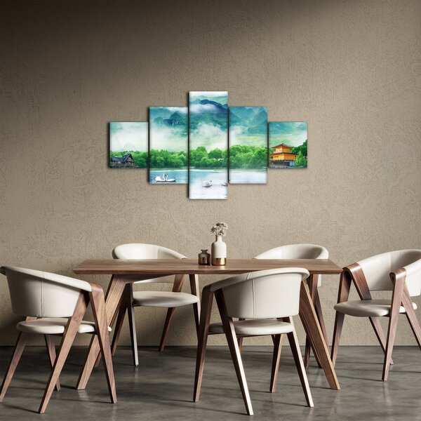 Obraz - Wymarzony krajobraz (125x70 cm)