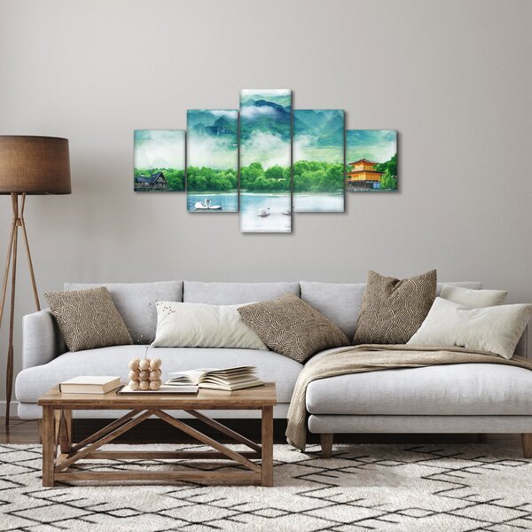 Obraz - Wymarzony krajobraz (125x70 cm)