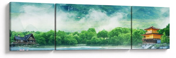 Obraz - Wymarzony krajobraz (170x50 cm)