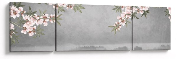 Obraz - Księżyc nad krajobrazem (170x50 cm)