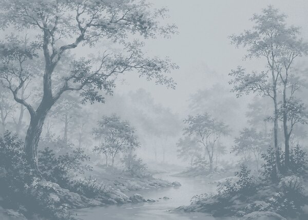 Fototapeta Rzeka płynąca przez las, Fototapety Natura, Popularne Fototapety, t00799v2 - Tapeko.pl