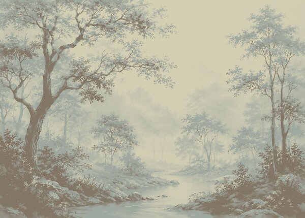 Fototapeta Rzeka płynąca przez las, Fototapety Natura, Popularne Fototapety, t00799v3 - Tapeko.pl