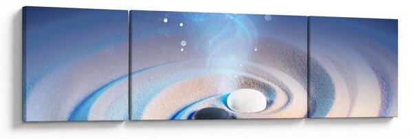 Obraz - Eteryczny yin-yang (170x50 cm)