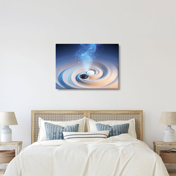 Obraz - Eteryczny yin-yang (70x50 cm)