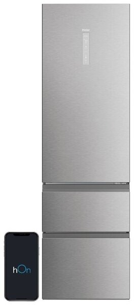 Lodówka HAIER HTW7620ANMG No Frost 205cm Inox