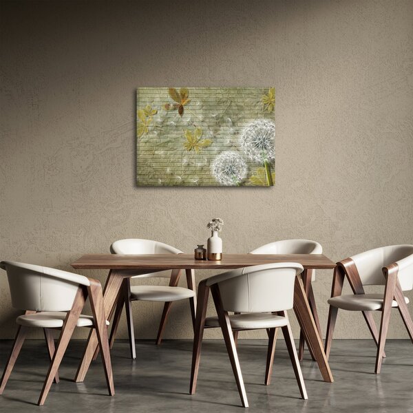 Obraz - Dmuchawce unoszone wiatrem (70x50 cm)