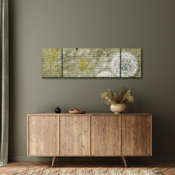 Obraz - Dmuchawce unoszone wiatrem (170x50 cm)