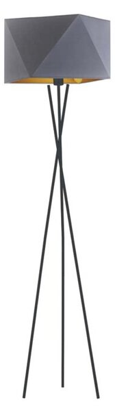 Lampa stojąca podłogowa trójnóg z abażurem diament MORIS