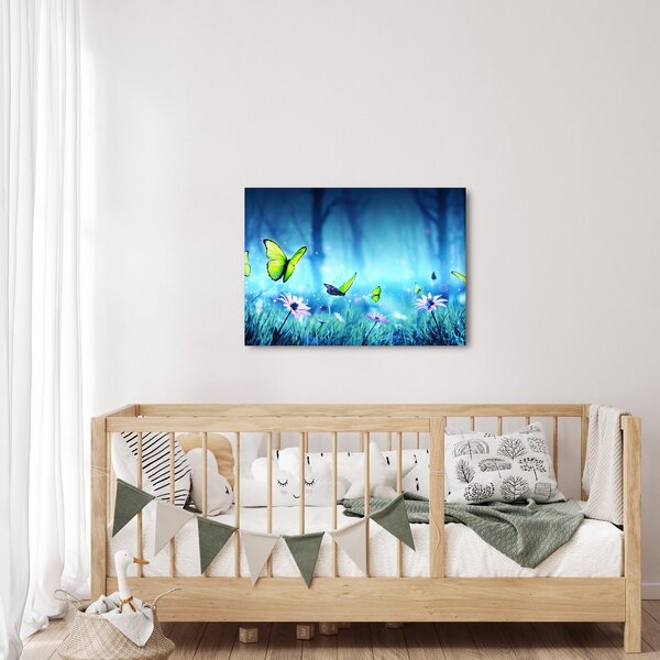Obraz - Mistyczna leśna polana (70x50 cm)
