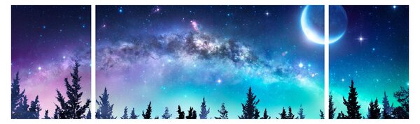 Obraz - Droga Mleczna (170x50 cm)