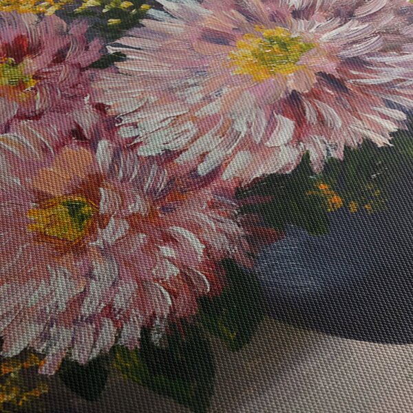 Obraz - Obraz olejny, Kwiaty w wazonie (70x50 cm)