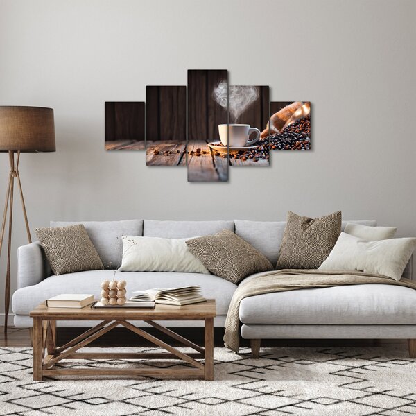 Obraz - Czas na kawę (125x70 cm)