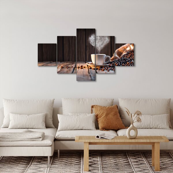 Obraz - Czas na kawę (125x70 cm)