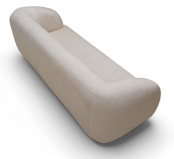Sofa do salonu Dalin III - beżowa plecionka Ado 1601 Halva