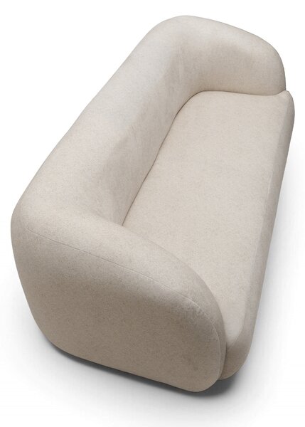 Sofa do salonu Dalin III - beżowa plecionka Ado 1601 Halva