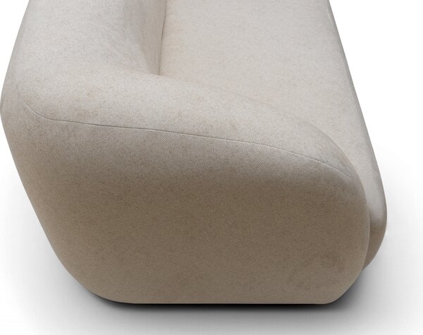 Sofa do salonu Dalin III - beżowa plecionka Ado 1601 Halva