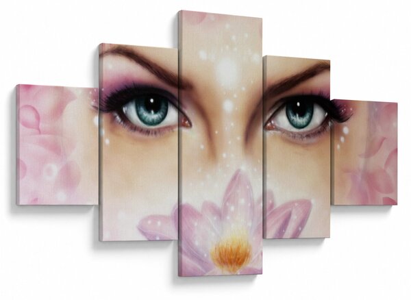 Obraz - Urocze oczy (125x70 cm)