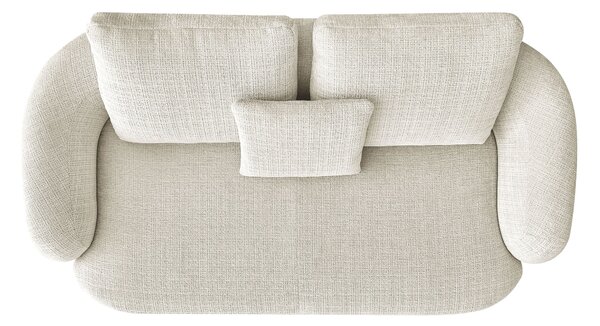 Sofa Finezal dwuosobowa - beżowy szenil Cremona 02