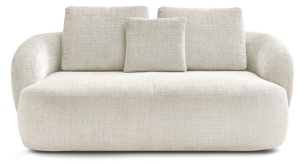 Sofa Finezal dwuosobowa - beżowy szenil Cremona 02