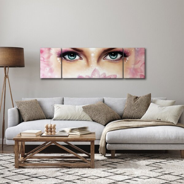 Obraz - Urocze oczy (170x50 cm)