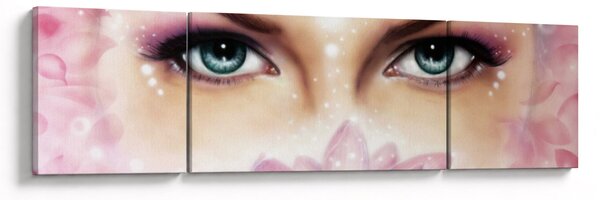 Obraz - Urocze oczy (170x50 cm)